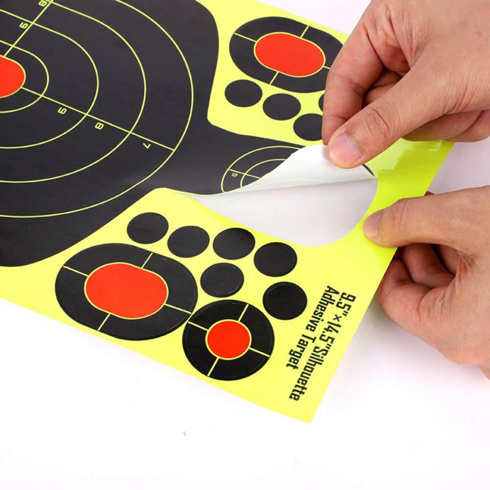 24,1 x 36,8 cm/14,5 x 9,5 Pollici Human Splatter Targets/Schüsse platzen HellGelb/Einschuskennung Auf Langen Distanz