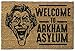 1art1 Batman Door Mat Floor Mat - The Joker, Welcome to Arkham Asylum (24 x 16 inches)