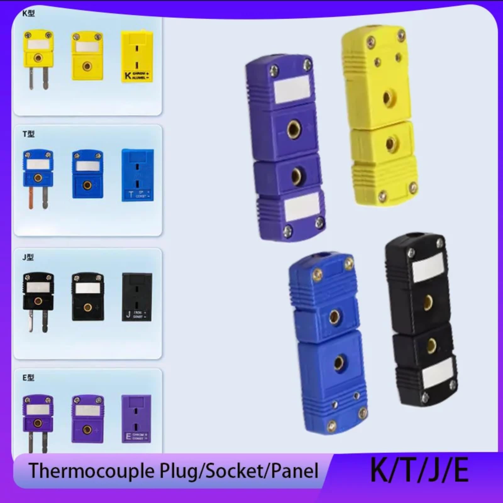 SMPW-K-F SMPW K/T/J/E Connecteur Thermocouple(SMPW-K-F 2 piece)