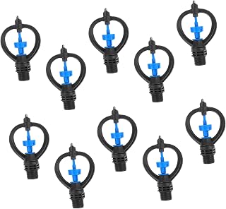 GANAZONO 10 Peças Bocal Rotativo Sprinklers Irrigação De Jardim Picos De Rega Aspersor Rotativo Automático Irrigação De Gramado Aspersor Para Girar Mangueira Spray De Água