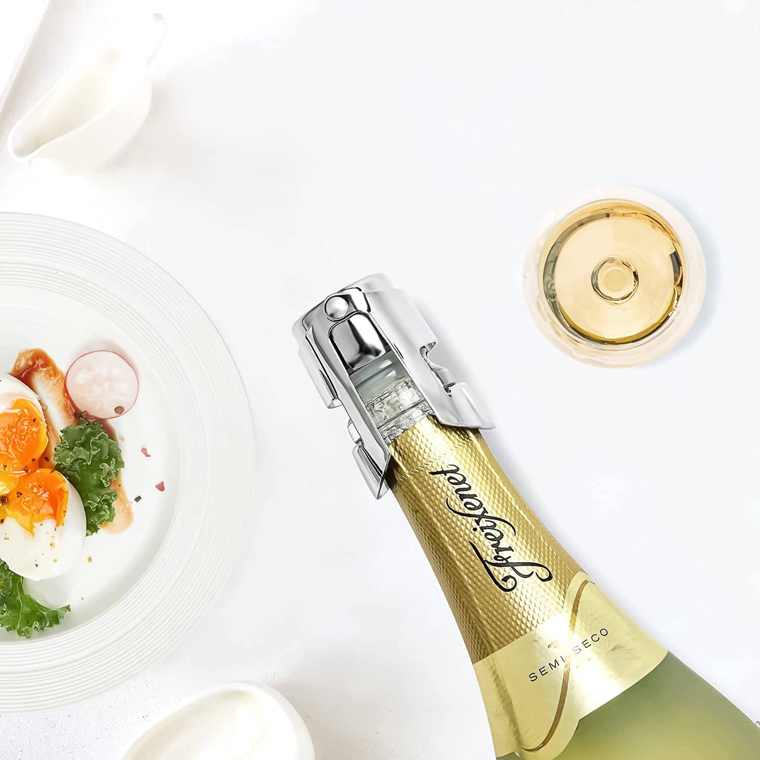 2 Stück Sektverschluss Champagne Bottle Stoppers, Anti