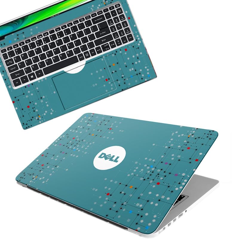 Image of Galaxsia DSGN 294 Full Body Laptop Skin Bubble-Free| Laminated & Removable | HD Quality Sticker for Laptops Upto 15.6 Inches Compatible with DELL