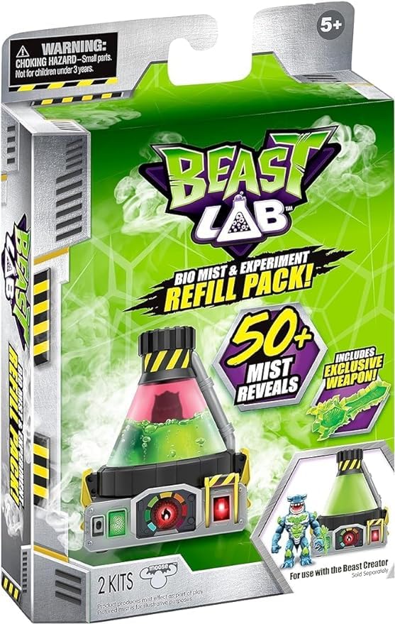 Beast Lab Bio Mist and Experiment Refill Pack. Includes 2 Experiments, an Exclusive Weapon and 50+ Bio Mist