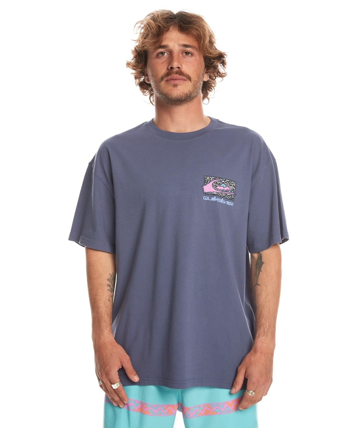 Quiksilver Spin Cycle T-Shirt 2024 Violet