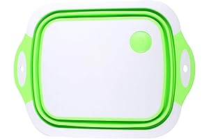 DOITOOL Foldable Cutting Board, Washing Bowl & Draining Fruit Basket