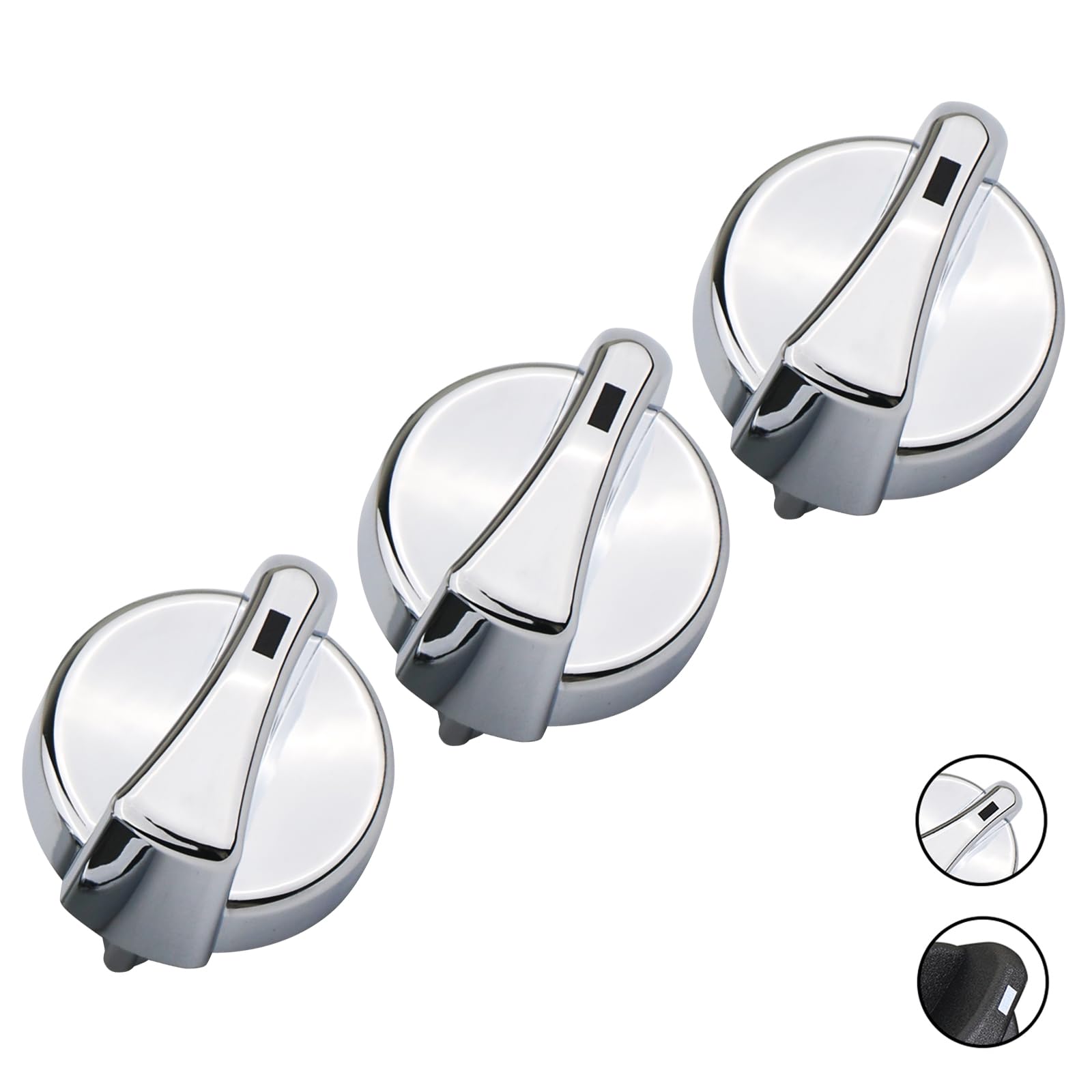 A/C Heater Control Knob Chrome-picture-11