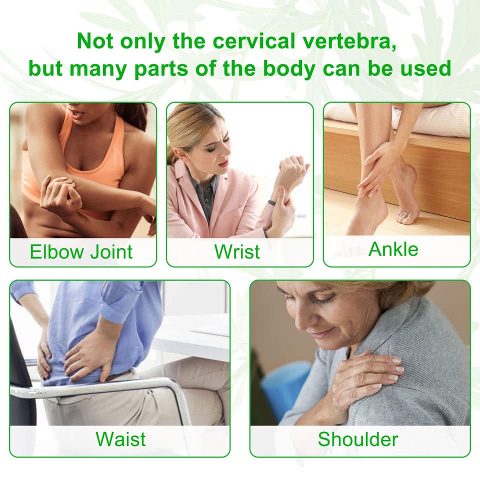 Clean Living 12 pcs Neck Pain Relief Patch plaster Self Heating Cervical Sticker Body Care (pack of 12) 4 61JRwwJIE7L