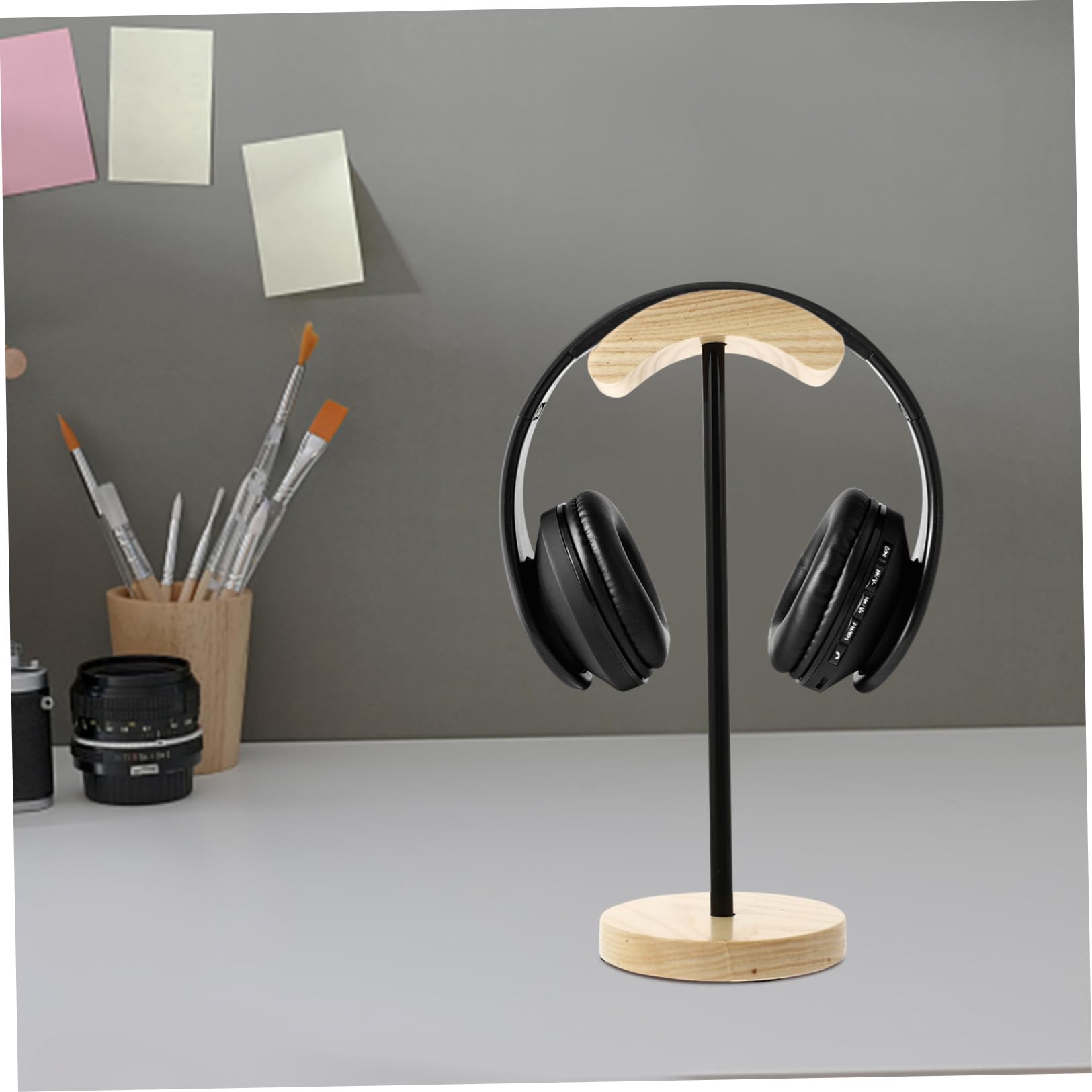 SHINEOFI Kopfhörerständer aus Metall Stabiler Headset Halter für Gaming Kopfhörer Platzsparend und Leicht für Schreibtisch Organizer und Zubehör