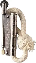 Isqueiro de Trincheira de Metal Vintage, Isqueiros de Corda À Prova de Vento Antigos, Isqueiro de Pastor de Sobrevivência Portátil para Acampamento Ao Ar Livre (Prata)