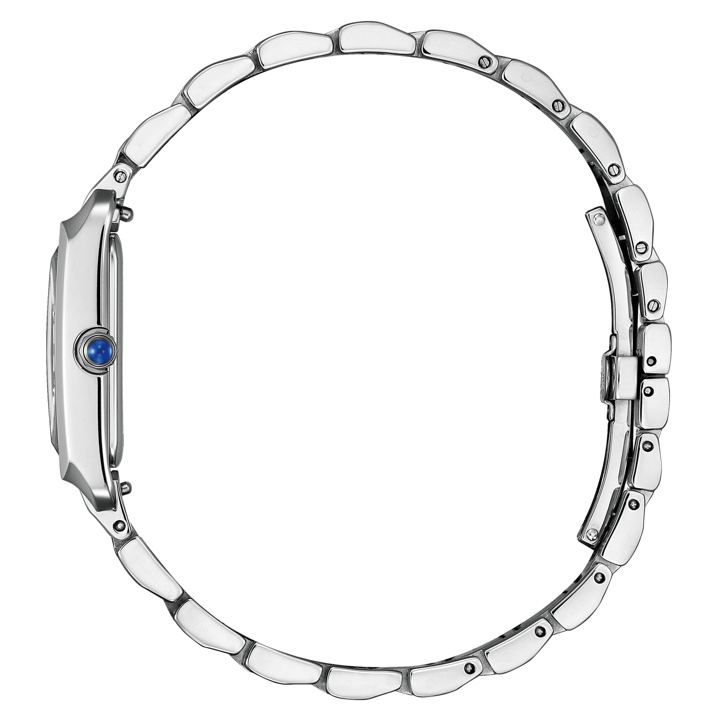 CITIZEN Orologio da donna con cinturino in acciaio inox Eco-Drive solare numeri romani