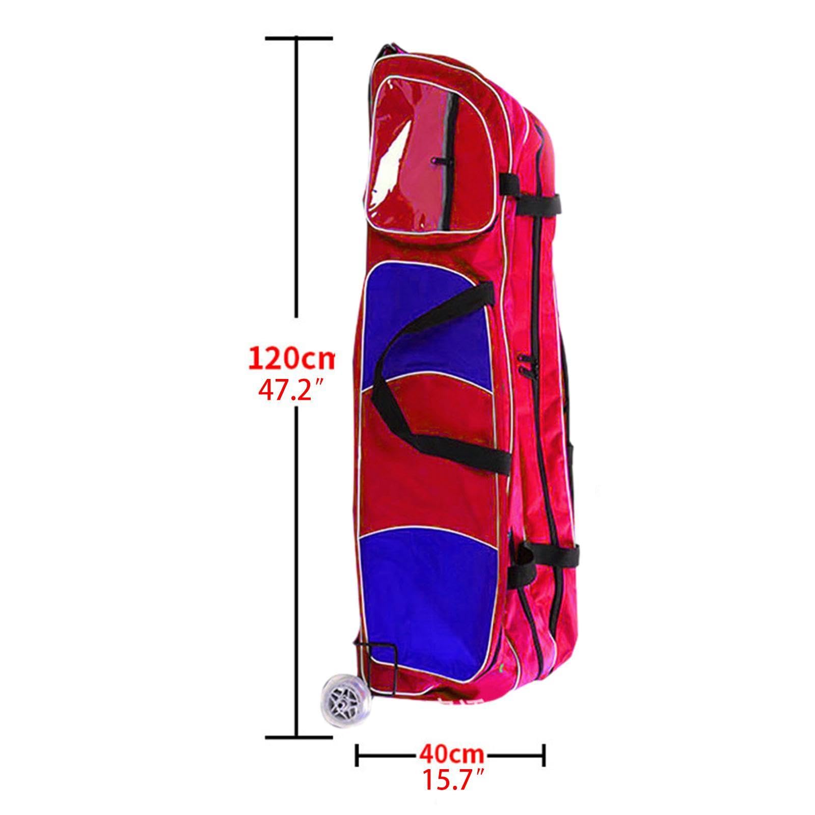 Perfeclan Sac d'escrime, Sac de Barre de Traction avec roulettes, Support en Tissu Oxford avec poignée, Sac d'escrime Roulant, Sac de Voyage pour l'entraînement