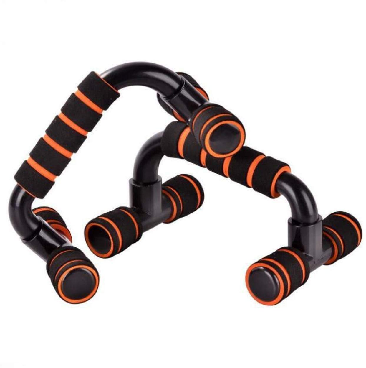 PROSPO Push Up Bar Stand (Unisex) Push-up Bars - Strong Pushup Stands with Comfortable Foam Grip and Non-Slip Bars - Safe, Sturdy and Less Wrist Strain-image-24