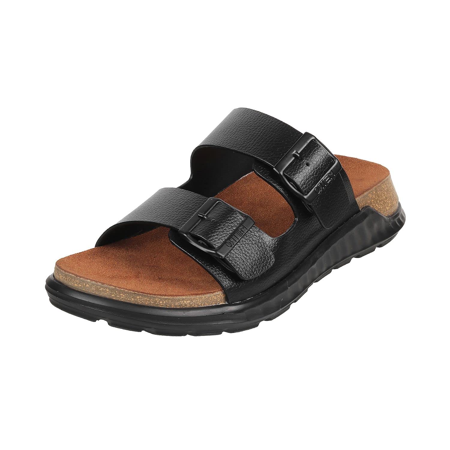 Metro Men Black Casual Comfort Slipper | Chappal UK/7 EU/41 (B0BZQ4LTK7) Amazon Price History, Amazon Price Tracker