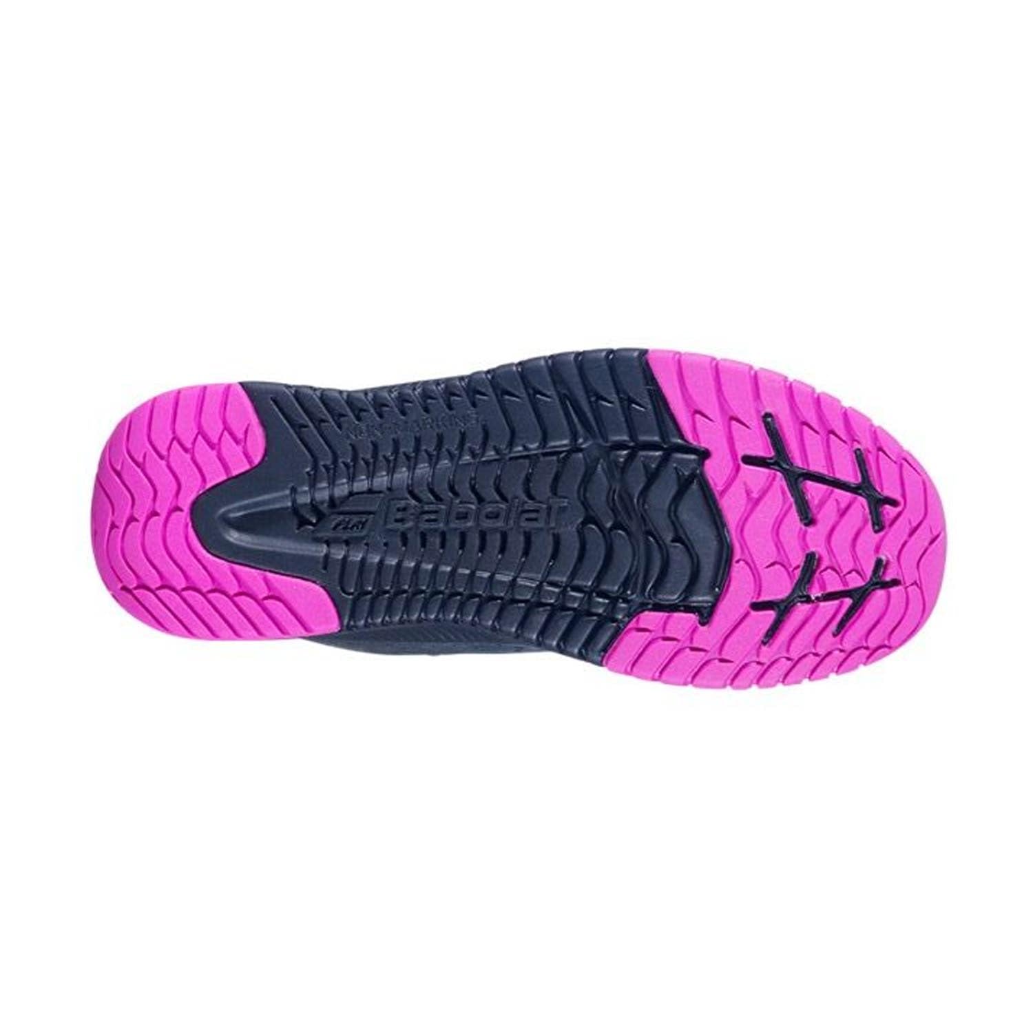 Babolat Enfants Pulsion AC Chaussures De Tennis Chaussures Toutes Surfaces Noir - Multicouleur