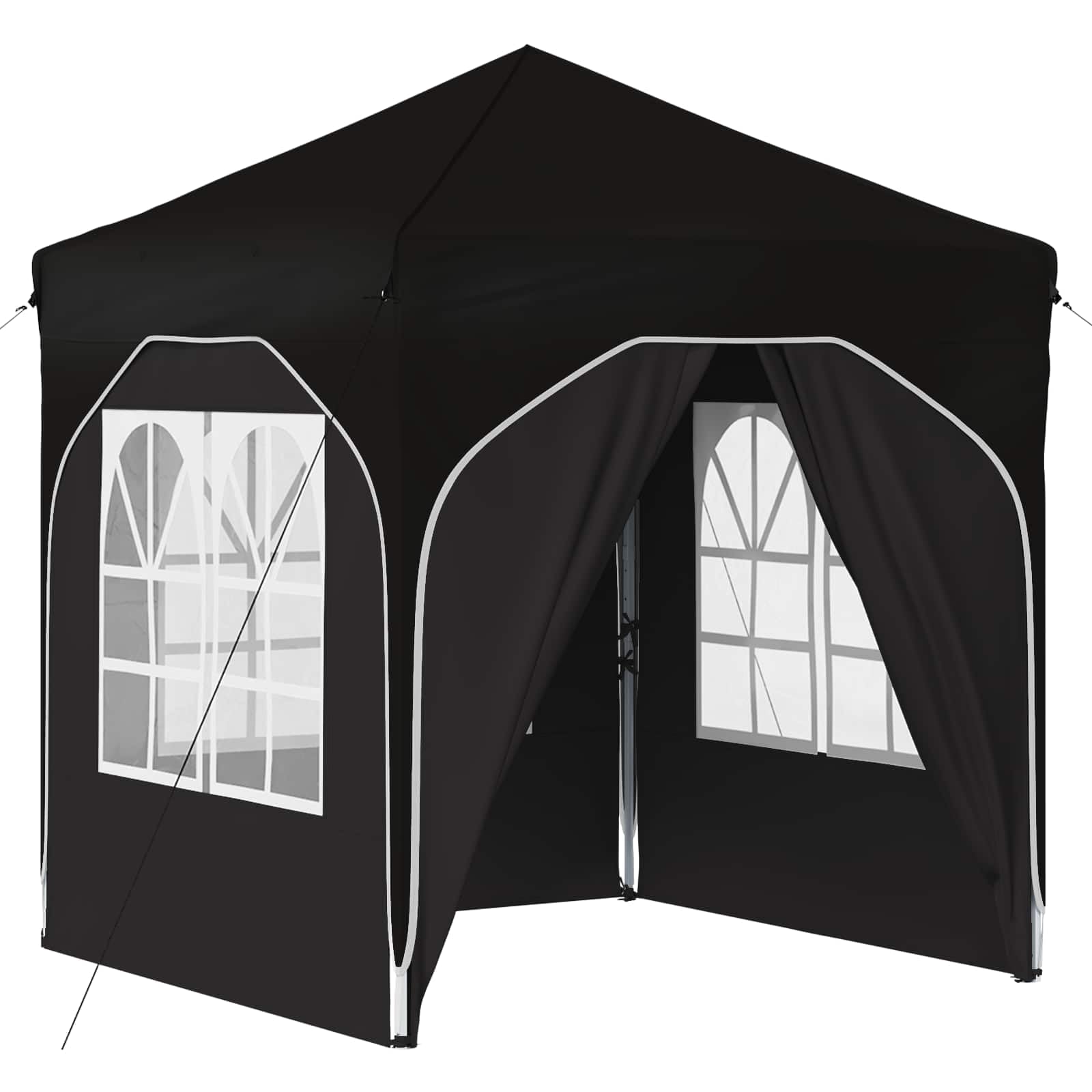Namiot Pop-up 192 x 192 x 245 cm czarny