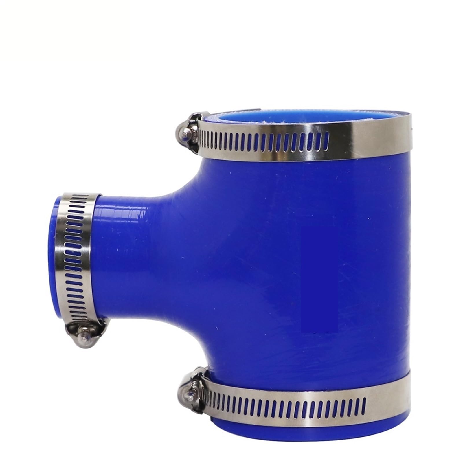 Maoyuruk 60Mm-25Mm Car Pressure Lines & Hoses Universal Silicone Tubing Hose T-Shaped 3-Way Connector Car Intercooler Turbo Intake Pipe Coupler Blue Multi Size
