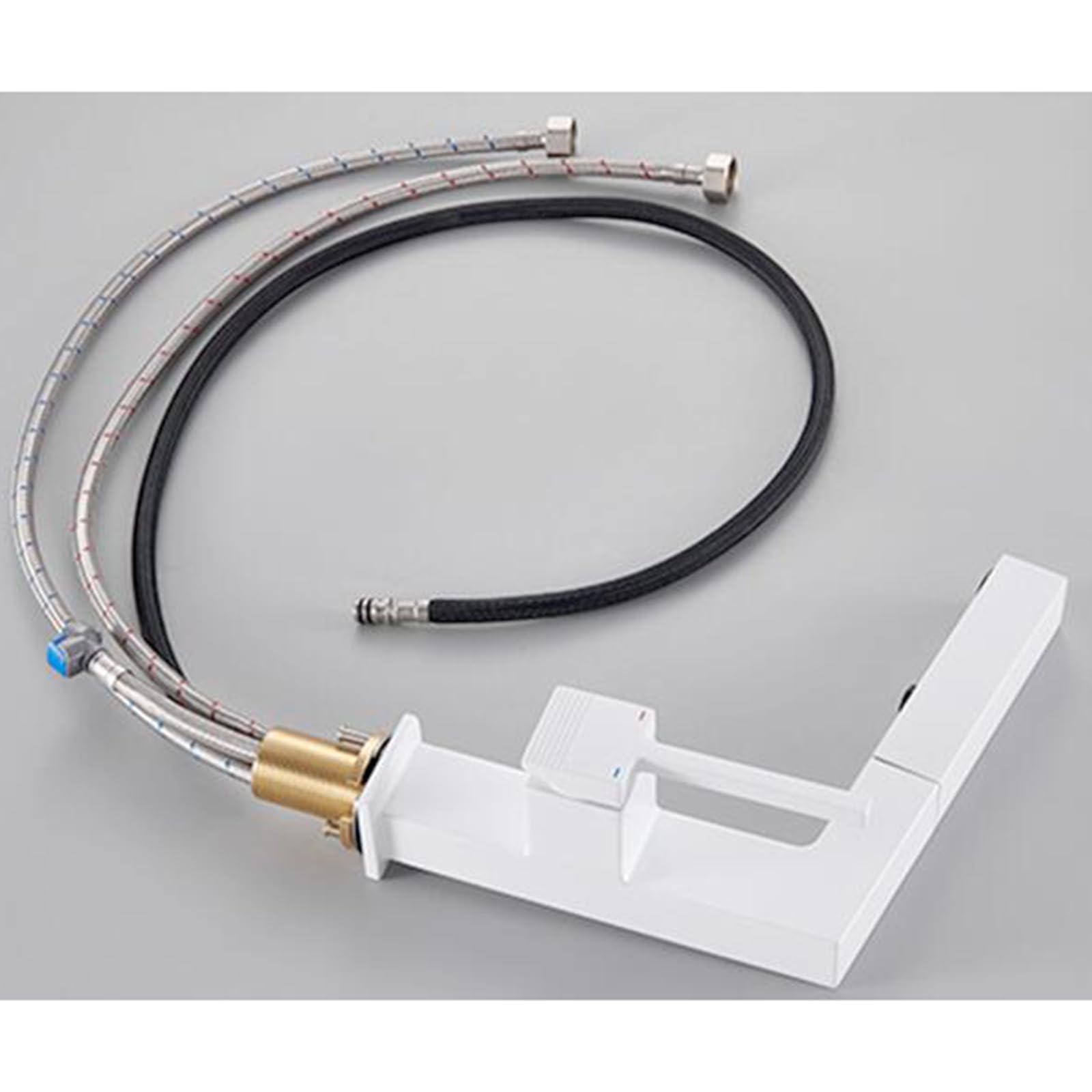 Grifo para Lavabo de baño con rociador extraíble, Grifo Monomando de latón para baño con Agua fría y Caliente y Modo Ducha, Cromado