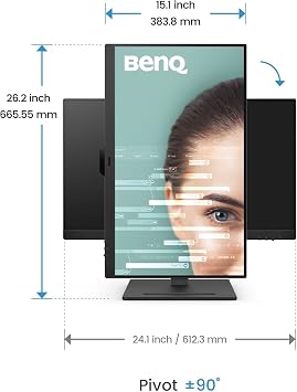 BenQ GW2790T 27’’ IPS 100 HZ DMI+DP 2Wx2 Hoparlör Asansör Pivot Eye Care Full HD Monitör