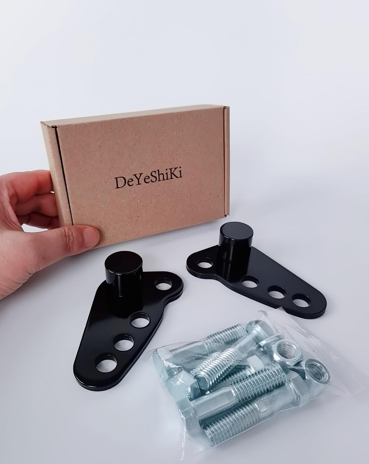 DeYeShiKi 1-3'' Adjustable Rear Lowering Drop Kit Compatible With 2002-2016 Harley Electra Glide Road King Touring Motorcycle Sportster