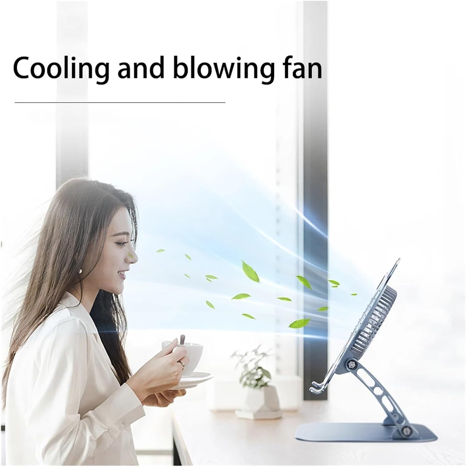 Laptop Stand with Computer Cooling Fan ，Compatible for Apple MacBook 11-16 Inch Aluminum Alloy Bracket for All Gaming Laptop(Matte Dark Grey)