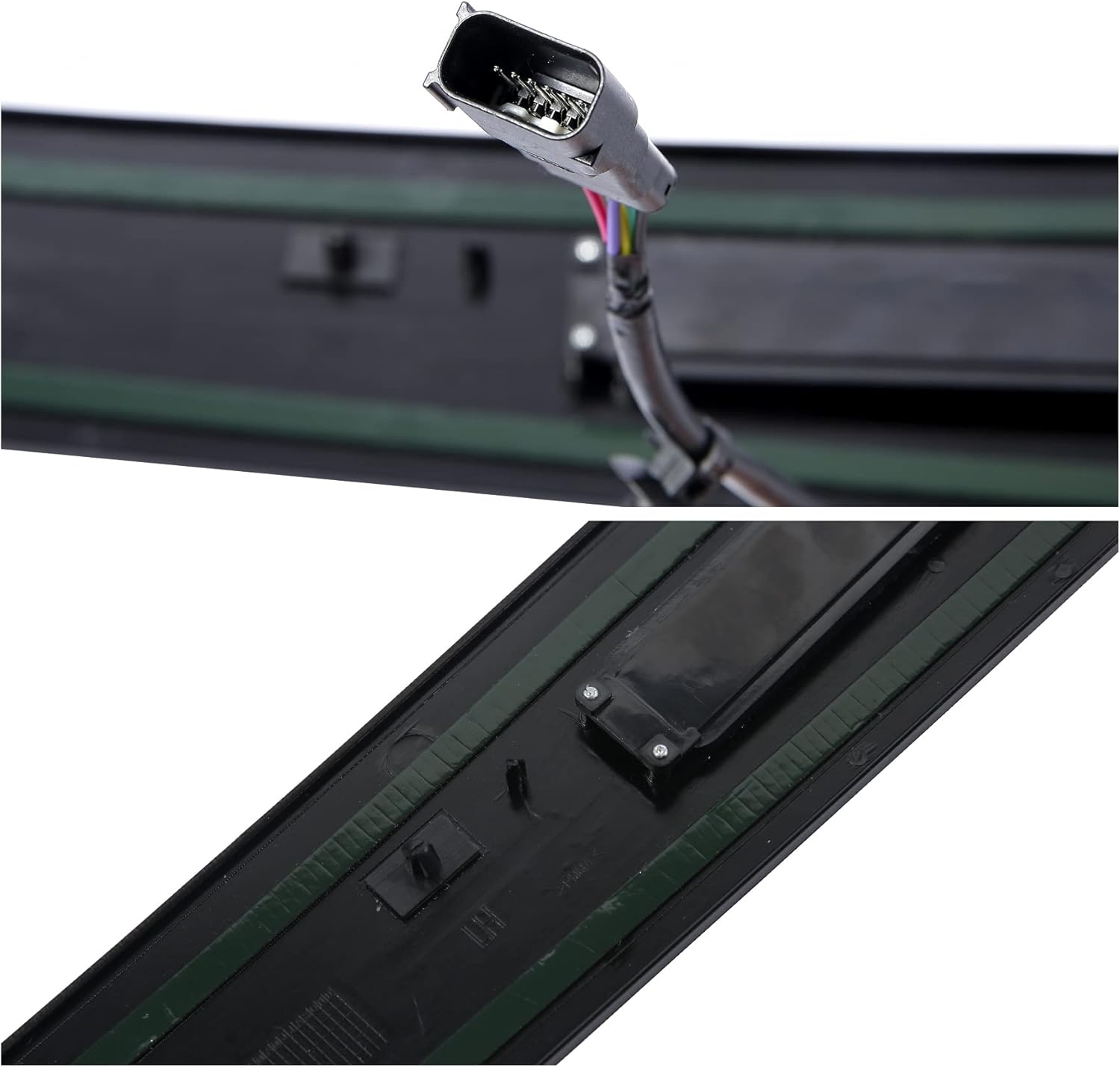 B-Pillar Door Trim Molding, Compatible with Ford Explorer 2011 2012 2013 2014 2015 2016 2017 2018 2019, w/Keyless Entry Keypad, Driver Front Left Outer LH DB5Z-7820555-AC Outside Applique Accessories