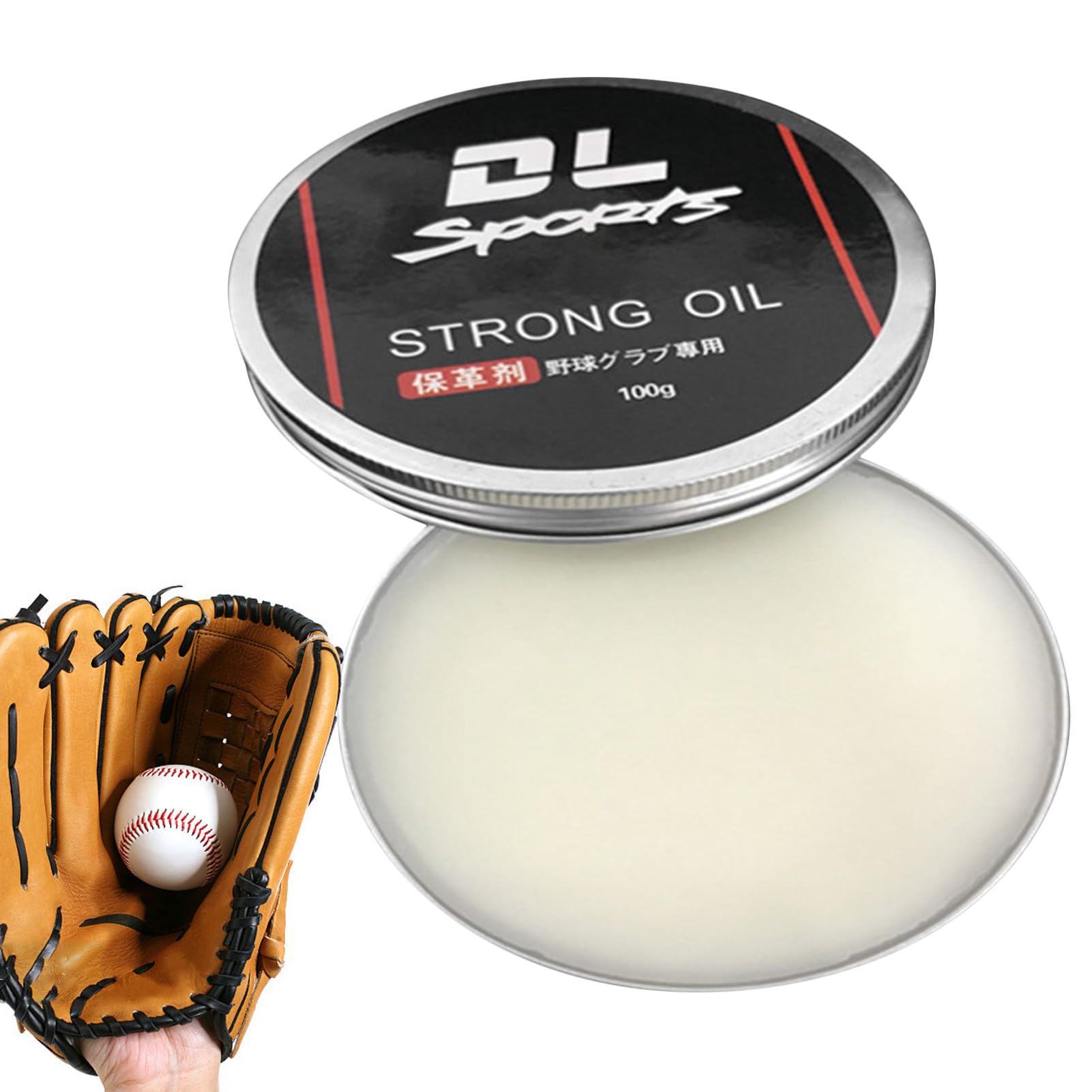 Balsamo per guantoni da baseball e softball, in gel condizionante per guanti da softball, forniture per la riparazione di guanti, manutenzione dei guanti, lucidatura di guanti Soydan
