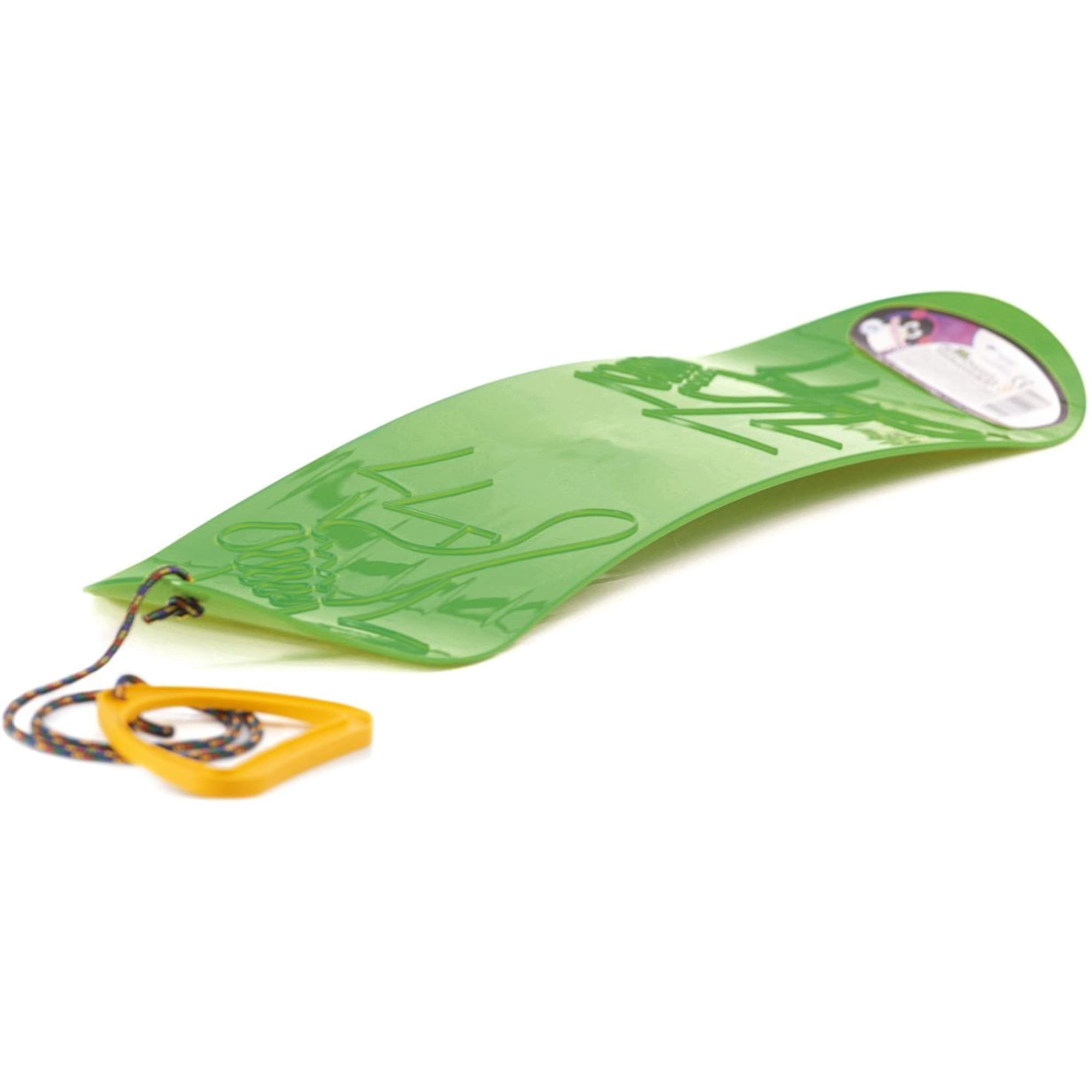 Prosperplast Trineo Curvo con Cuerda Snowboard S Slide, Pea, 68x3,5x20 cm