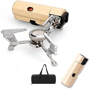 Portable Foldable Camping Stove & Carrying Case – Compact Camping Stove for Outdoor Cooking