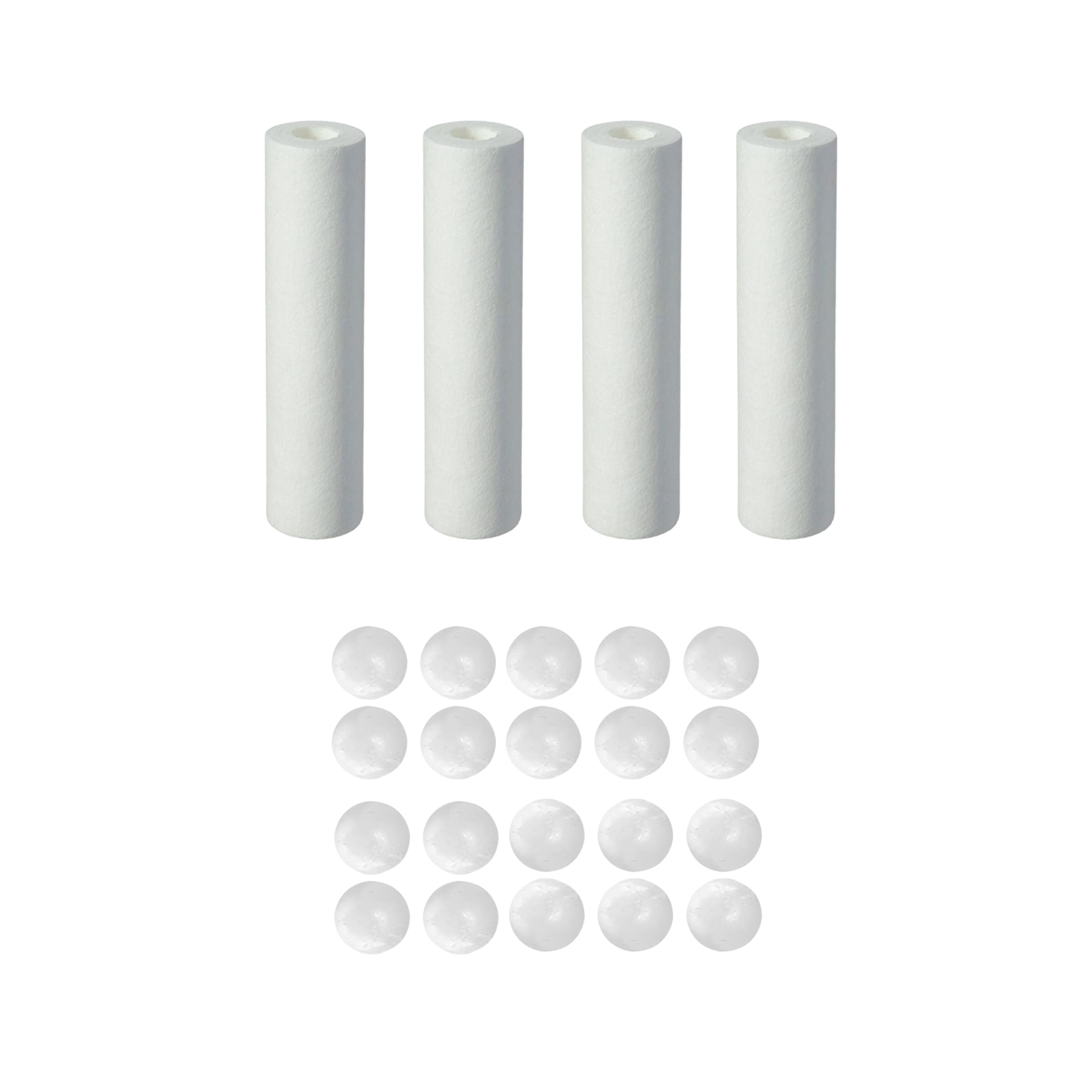 Konvio Neer Spun Filter Cartridge for Water Softener & Washing Machine Filter – Protects Against Limescale, Hard Water & Odor, Comes with 20 Anti-Scalent Balls | Pack of 4 Spun-image-9