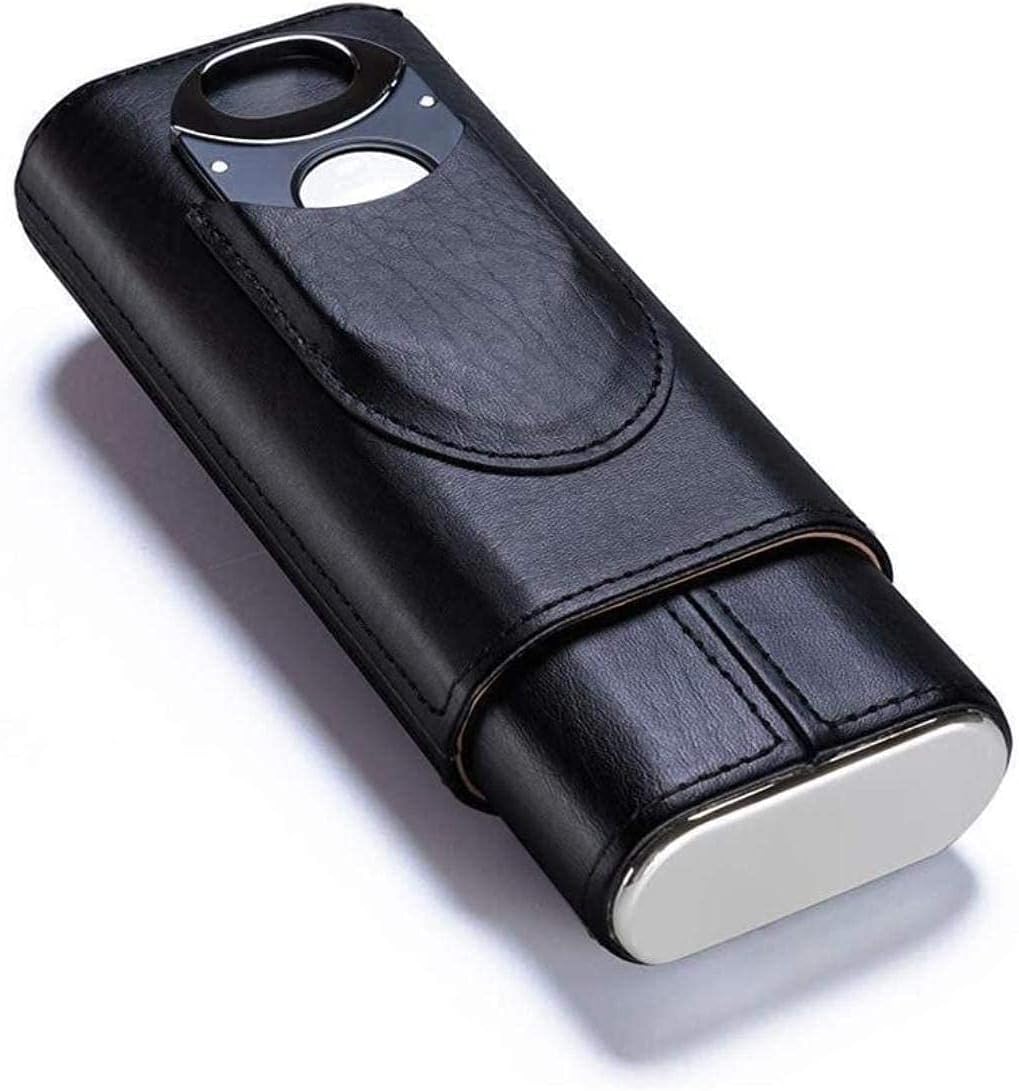 Cigarette Case Leather Travel Portable Cigar Humidor Cigar Box Decorative Box