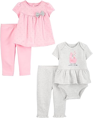 Miniatura 2 de Simple Joys by Carter's Baby Girls' 4-Piece Bodysuit