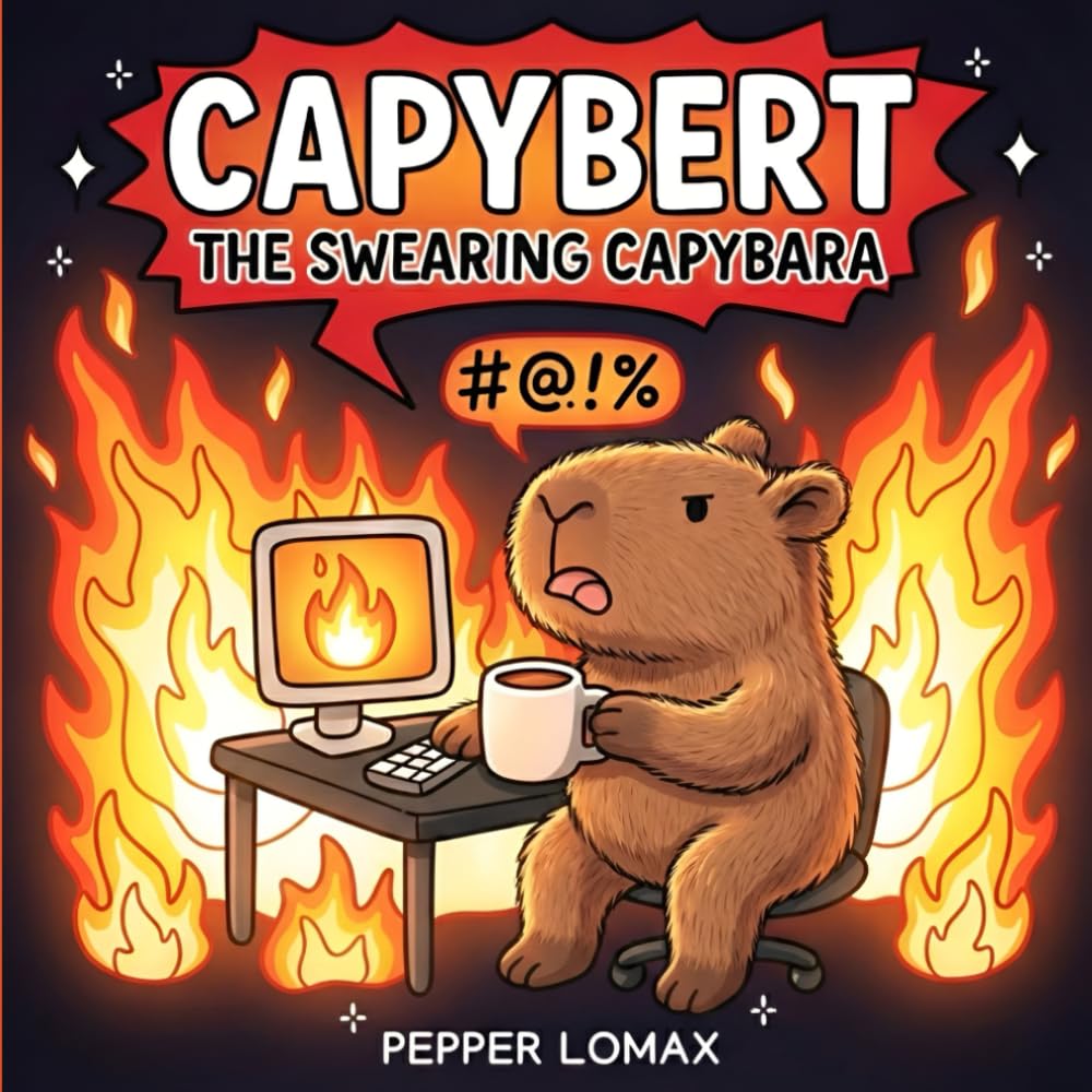 CAPYBERT The Swearing Capybara: A Snarky & Funny Coloring Book for Adults who Love to Swear