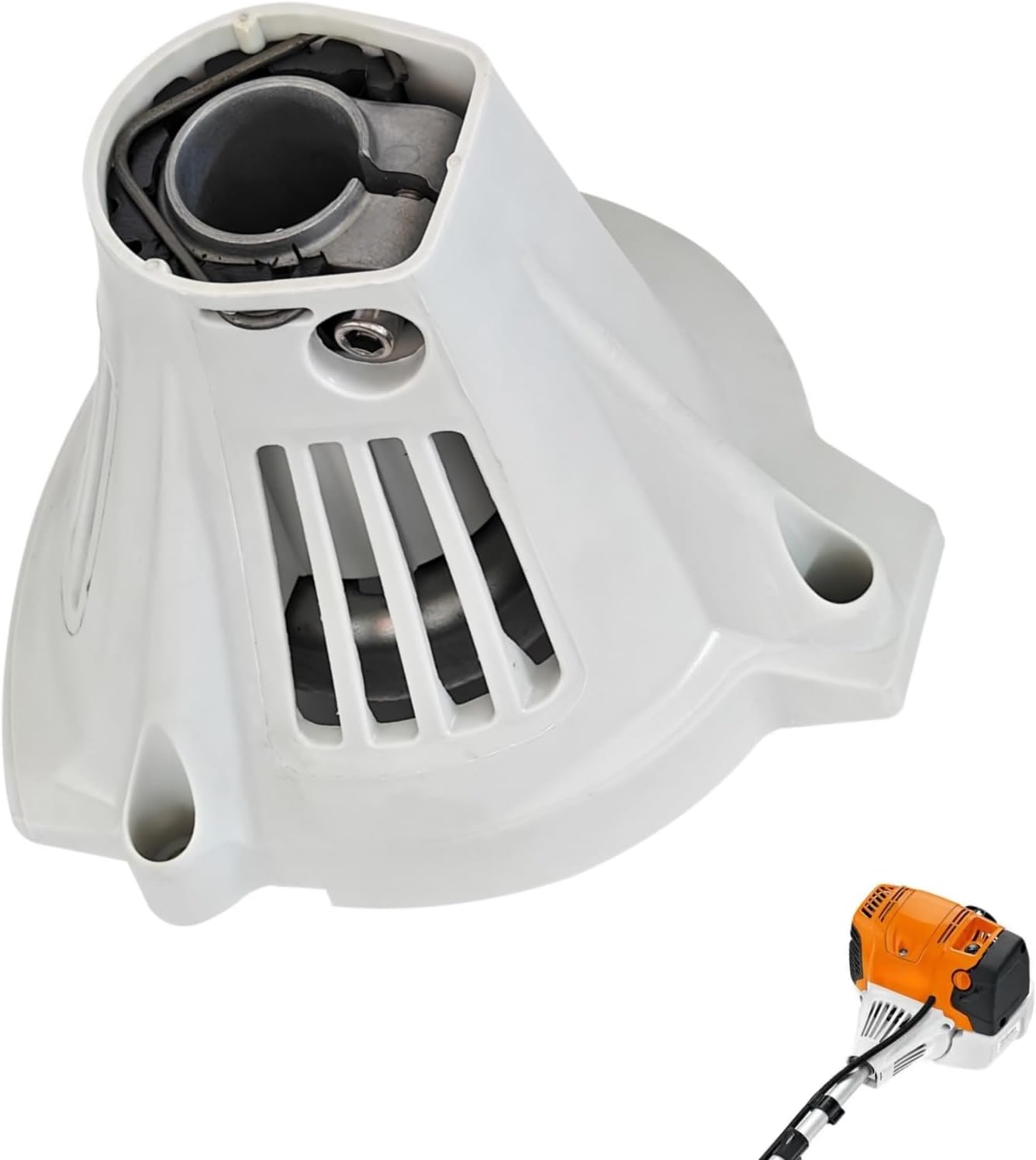 Clutch Drum Housing Assembly Fit for Stihl FS91R FC91 FS111 FS111RX FS131 FS131R Trimmers, Fan Housing Replace 4180-080-1819 41800801819