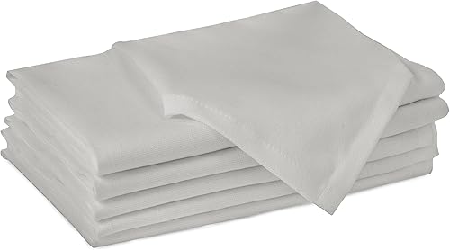 Vista 141 de Encasa XO Juego de 12 servilletas de tela color azul cobalto, 17 x 17 pulgadas, servilletas de cena de algodón de color sólido, servilletas de boda