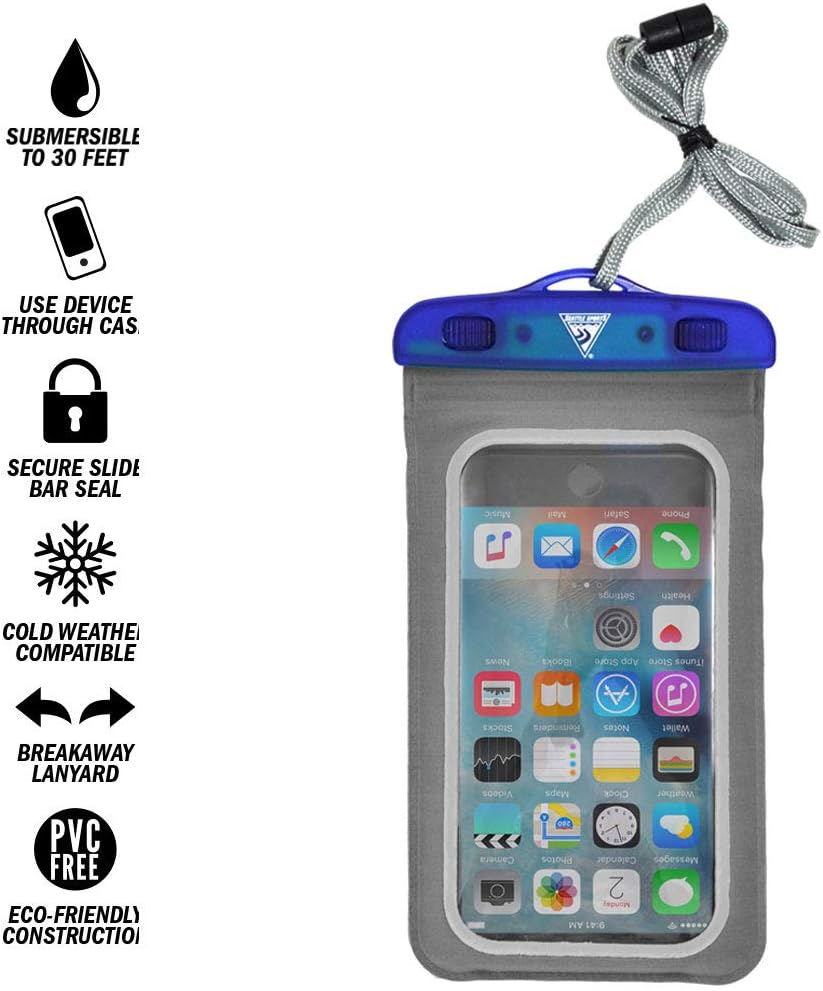 Seattle Sports E-Merse NeoDeep - Universal Smartphone Waterproof Submersible Pouch Dry Bag Case