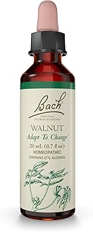 Bach Original Flower Remedies, Walnut - Adapt to Change - Natural Homeopathic Flower Essence for Emotional Balance - Vegan, Gluten Free, Sugar Free - 20mL Dropper