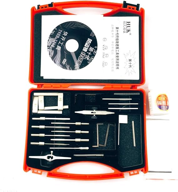 TPM Schlosser Übungsset 14-teilig - Transparente Schlösser Mit Dietrich Set Zum Lernen