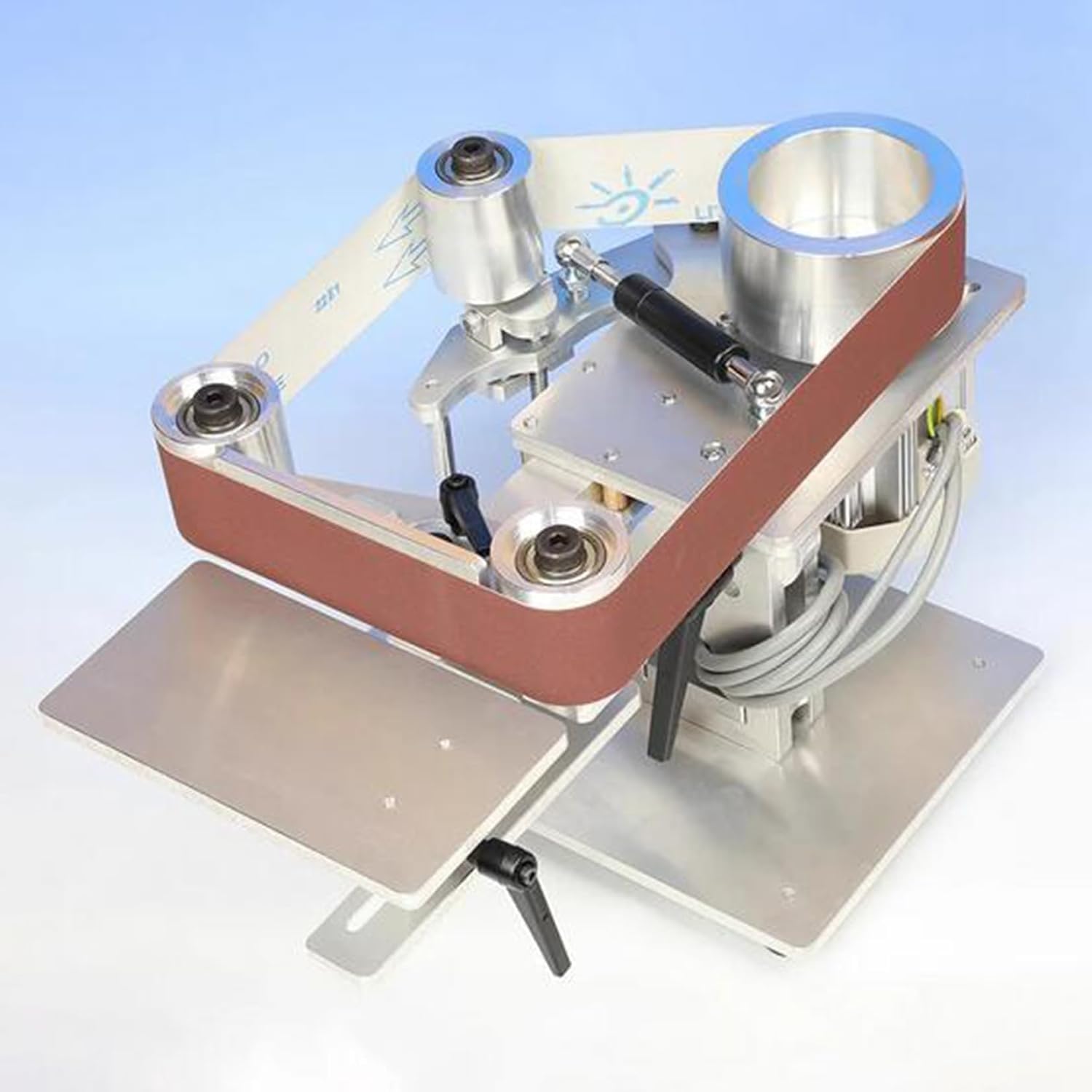 915x50MM Vertical/Horizontal Belt Sanding Grinding Polishing Machine Table Top Electric Belt Sander 750W Motor with Controller