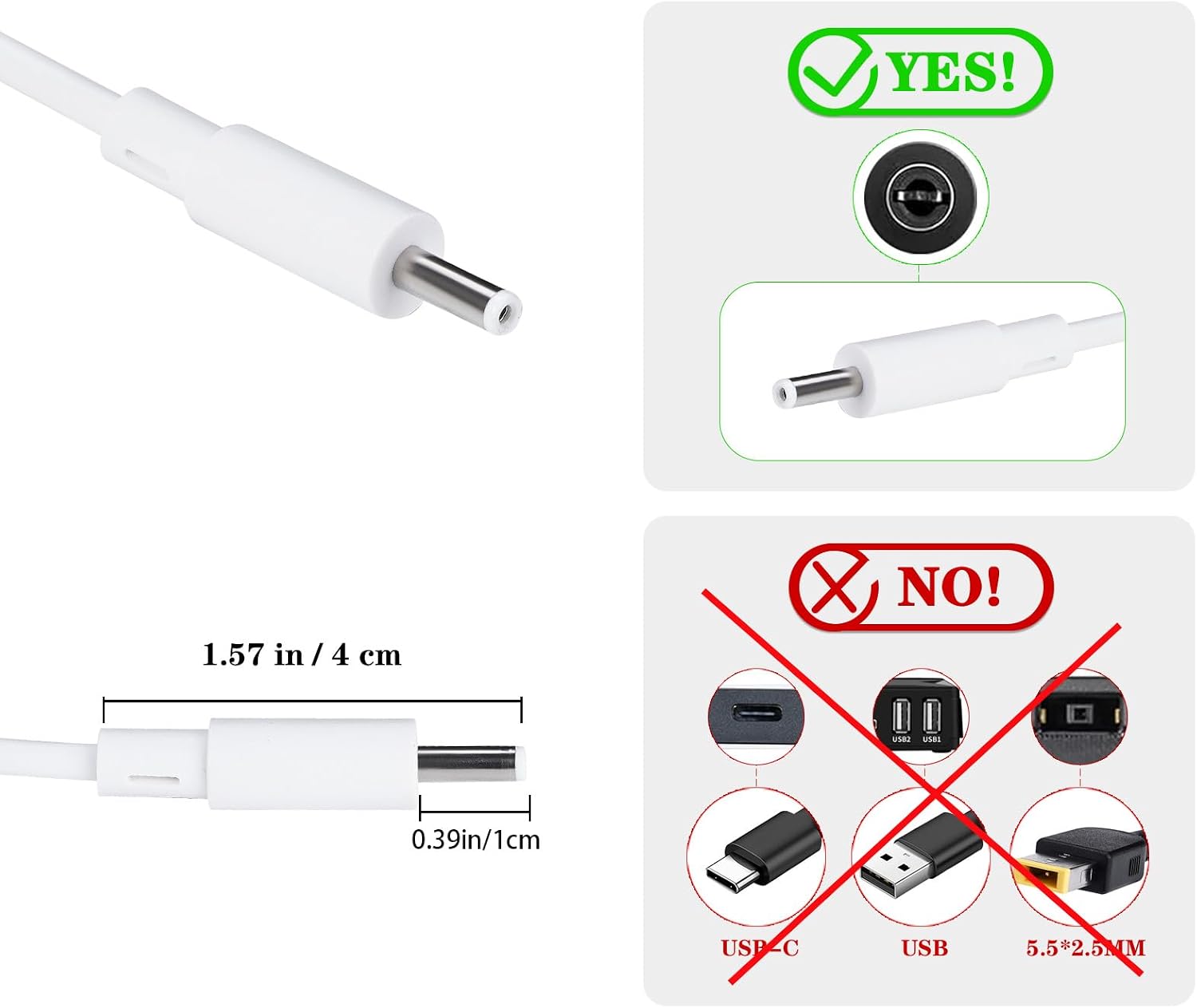 Power Cord for Aura Carver AF900 AF100, Replacement for Charger SR-A30502000U2 Adapter with 5Ft Power Cord(5V 2A)