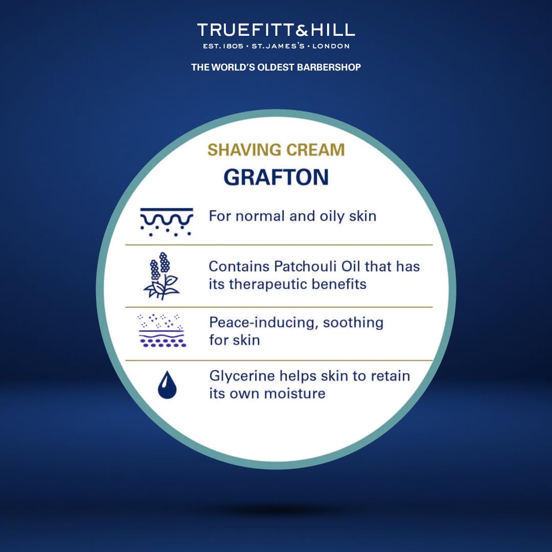 Truefitt & Hill Grafton Shave Cream Tube 75gm - Image 4