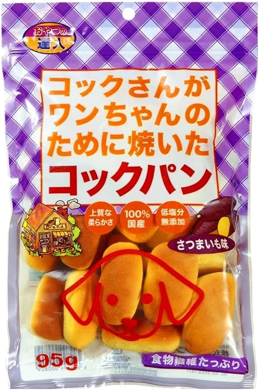 サンメイト 犬用おやつ コックパン ショップ さつまいも味 95g