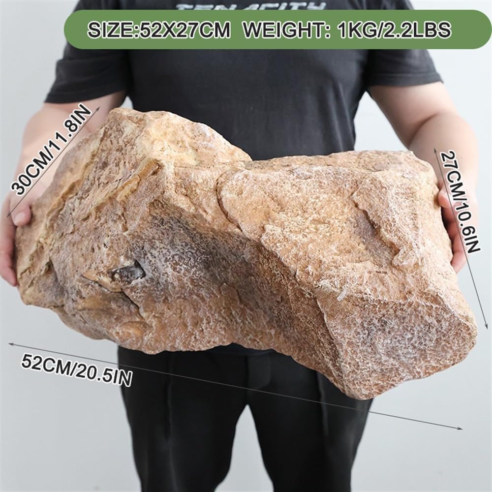 Rock Ornament Delicate Rockery Decor for Micro Landscape Realistic Flowerpot Stone Garden Aquarium and Hotel Decoration