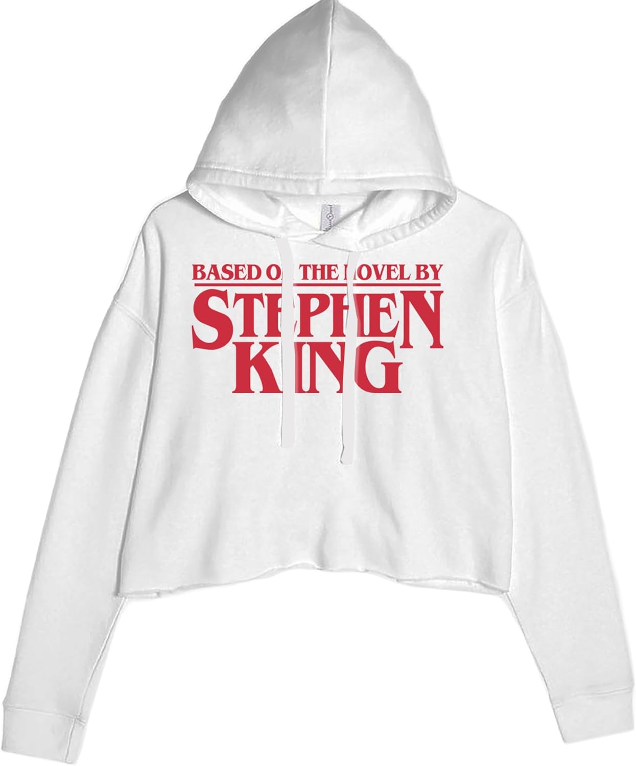 Based On The Novel by Stephen King Cropped Fleece Hoodie, Soft & Cozy, Trendy Fit