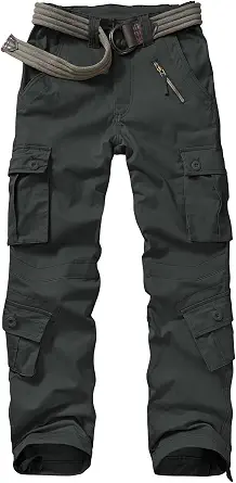 Womens Cargo Pants with Pockets, Women's Casual Military Army Hiking Combat Tactical Work Pants Trousers