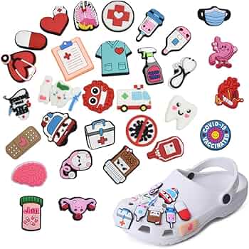 Jicyor 9Pièces Pins Pour Crocs Charmes De Chaussure Pins Crocs Femme Orteils De Crocodile Uniques Et Réalistes Fête Cadeaux D'anniversaire Filles Et Garçons (Marron