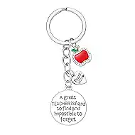 Teacher Appreciation Gifts for Women/Men,Thank You Gifts for Teacher,Personalized Keychain for Teacher Appreciation,One Piece Keychain for Teacher