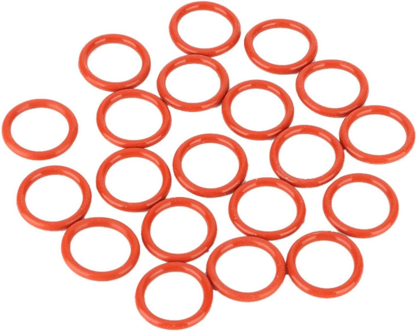 Acouto Tube Damper Silicone Rings Tube Dampers Silicone O-ring 20pcs Tube Damper Silicone Rings Fit for 12AX7 12AU7 12AT7 12BH7 EL84