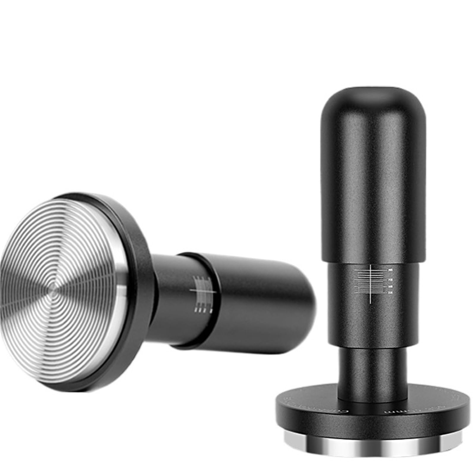 Accesorio De Presión Ajustable Universal De 51mm/53,3mm/58mm Calibrado Espresso Tamper 20-35lbs(58.35mm)