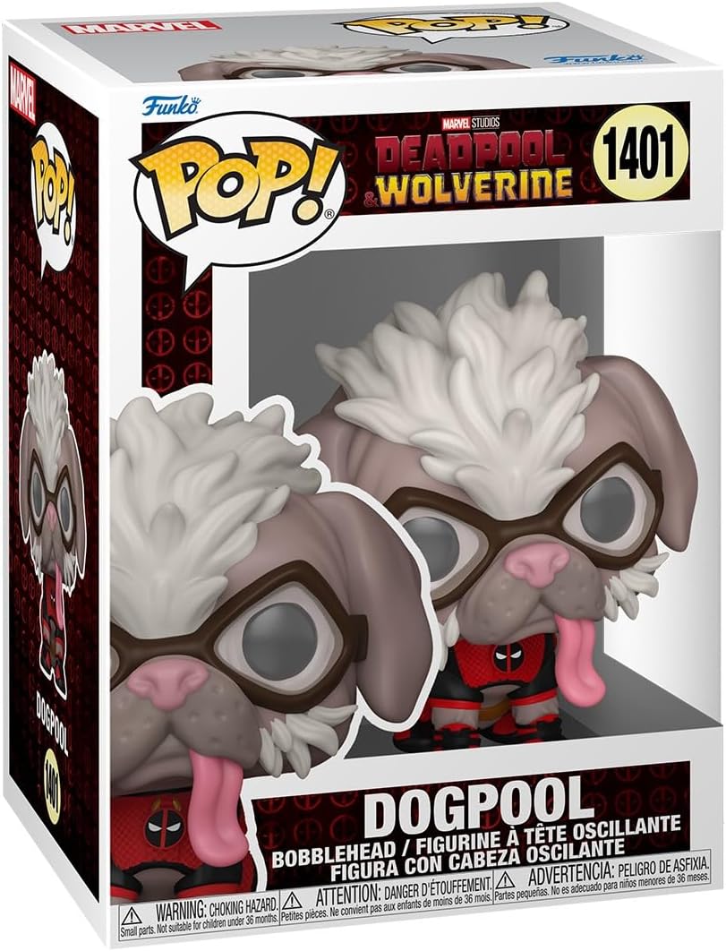 POP! Marvel: Deadpool & Wolverine - Dogpool - Collectable Vinyl Figure - Gift Idea - Official Merchandise - for Kids & Adults - Movies Fans - Model Figure for Collectors and Display