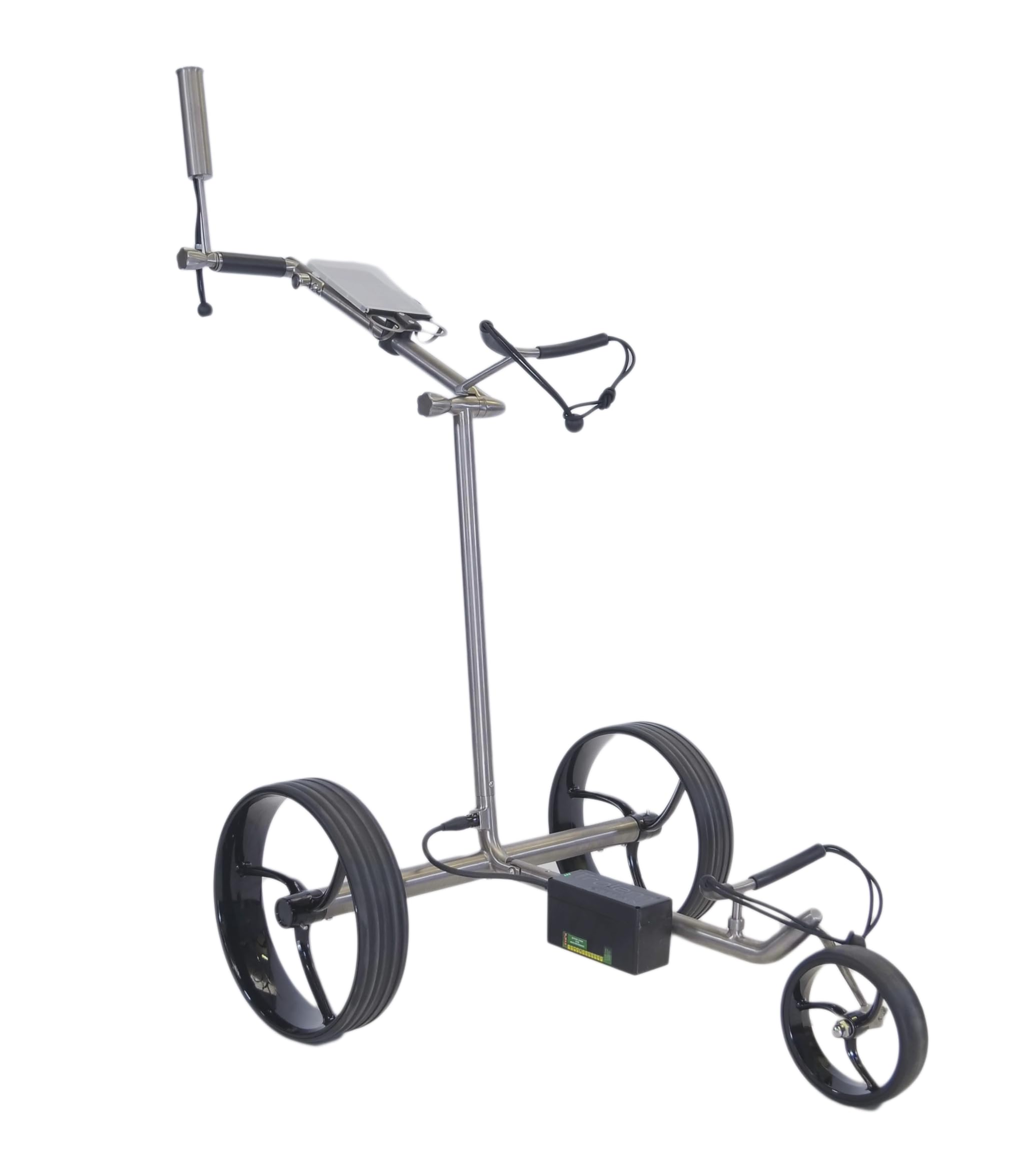Trolem Etitan Carrito de Golf eléctrico, Gris, Dimensions plié : 75 x 70 x 15 cm